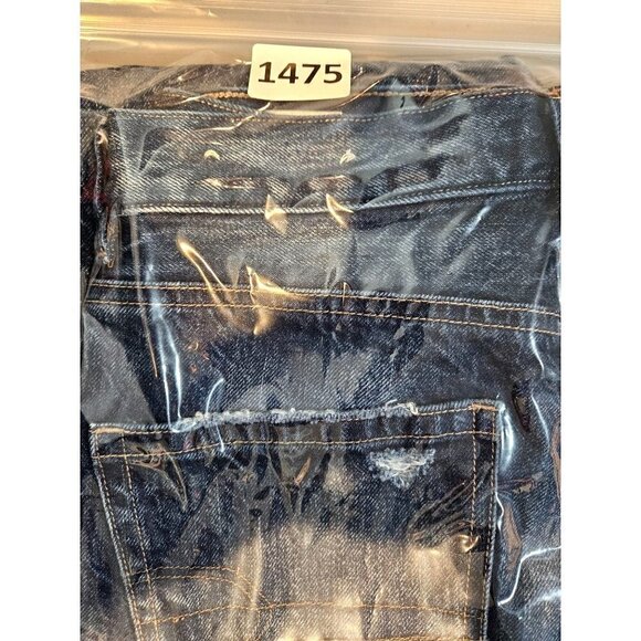 American Eagle AE Jeans Sz 2 Long Tall High Rise Straight Raw Hem Distressed NEW - Picture 13 of 13